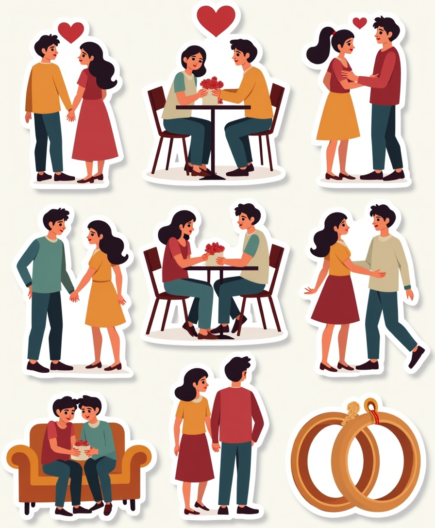 Family Life & Relationships - Sticker Sheet v1